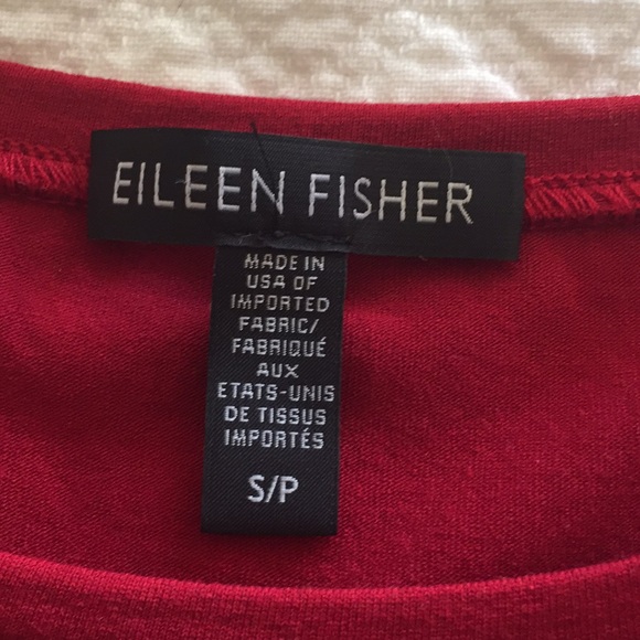Eileen Fisher Tops - Xmas/Valentine red Eileen Fisher tee